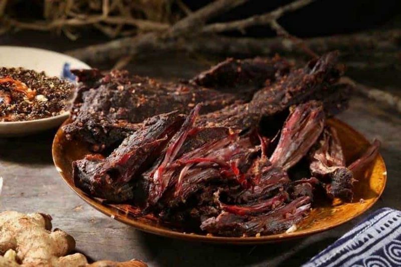 Smoked Sausage and Smoked Buffalo Meat